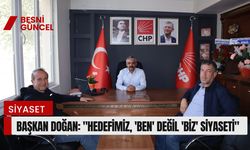 Başkan Doğan: "Hedefimiz, 'Ben' Değil 'Biz' Siyaseti"