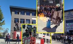 Besni İtfaiyesinden öğrencilere Yangın Eğitimi