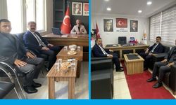 Besni Kaymakamından İktidar ve Muhalefete Ziyaret