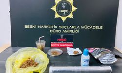Besni'de Narkotik Operasyonu: 4 Gözaltı, 3 Tutuklama