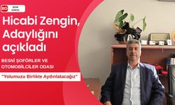 Hicabi Zengin, Adaylığını açıkladı
