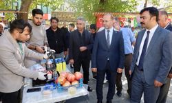 Kahta'da vatandaşlar Filistin'e yardım için buluştu