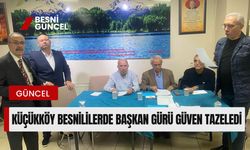 Küçükköy Besnililerde Başkan Gürü Güven tazeledi
