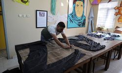 Mardin semalarında 'Free Gazze' yazılı uçurtma süzüldü