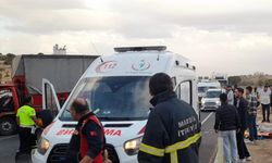 Mardin'de kamyon ile kamyonetin çarpıştığı kazada 14 kişi yaralandı