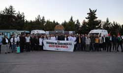 Mardin'de 'Sağlıkçılar Gazze için ayakta' programı düzenlendi