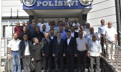 Muhtarlardan Emniyet Müdürü Nazman'a ziyaret