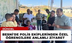 Besni'de Polis Ekiplerinden Özel Öğrencilere Anlamlı Ziyaret