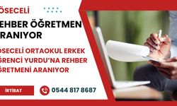 Rehber Öğretmen Aranıyor/Köseceli