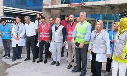 Siirt Eğitim Hastanesinde deprem ve yangın tatbikatı