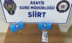 Siirt'te sahte altın satan şüpheli tutuklandı