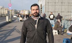 Umre turu iptal olunca Kayserili motosikletle gitti