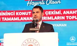 Bakan Kurum Adıyaman'da konuştu: '350 bininci konutun anahtarlarını teslim etmenin mutluluğunu yaşıyoruz'