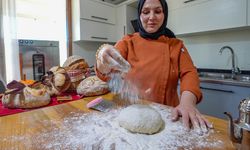 Bankacılığı bırakan Diyarbakırlı şef ekmeği sanatla buluşturdu