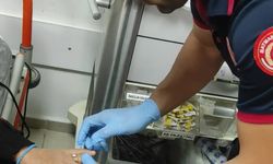 Batman'da bir kadının parmağında sıkışan yüzük itfaiye ekibince hastanede çıkarıldı