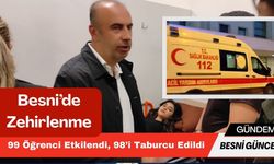 Besni’de Zehirlenme: 99 Öğrenci Etkilendi, 98’i Taburcu Edildi