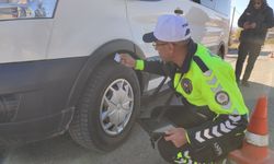 Çelikhan’da lastiği uygulaması denetimi yapıldı