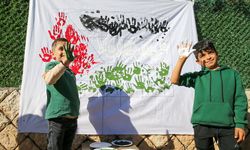 Diyarbakır'da 'Filistin için sen de iz bırak' etkinliği