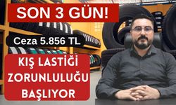 Kış Lastiği Zorunluluğu Başlıyor: Son 3 Gün! Ceza 5.856 TL