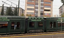 Gaziantep'te tramvaya yıldırım isabet etti