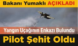 Yangın Uçağının Enkazı Bulundu, Pilot Şehit Oldu