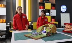 Mardin'de iklime göre değişen trafik levhası tasarlandı