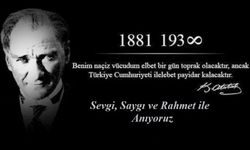 Ulu Önderi Saygı ve Minnetle Anıyoruz!