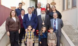 Adıyaman Belediye başkanı Tutdere Noel Bayramı Dolayısıyla Süryani Metropolitliğini Ziyaret Etti