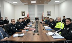 Adıyaman İl Emniyet Müdürlüğü'nde Asayiş Toplantısı