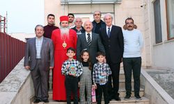 Adıyaman Valisi Osman Varol Noel Bayramı dolayısıyla Süryani Kadim Metropolitliğine Ziyarette Bulundu