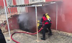 Alişar İlkokulu Bodrum Katında Yangın