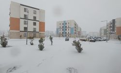 Araban ve Oğuzeli ilçelerinde kar yağışı etkili oluyor