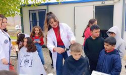 Batman'da kırsaldaki öğrenciler ücretsiz tıraş edildi