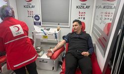 Çermik'te kan bağışı kampanyasına destek