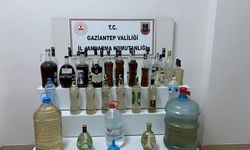 Gaziantep'te 140 litre sahte alkol ele geçirildi