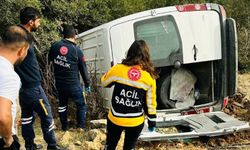 Gaziantep’te Tarım İşçilerinin Minibüsü Devrildi!