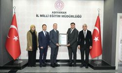 İl Millî Eğitim Müdürü Ali Tosun'dan Gölbaşı HEM'e ISO sertifikası