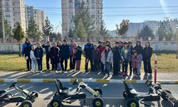 Mardin'de çocuklara trafik eğitimi verildi