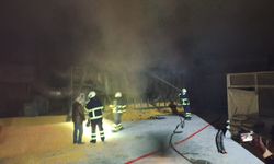 Mardin'de mısır kurutma tesisinde çıkan yangın söndürüldü