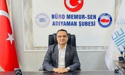 Memur-Sen Adıyaman Şube Başkanı Taşkın: 'Ek ödeme adaletsizliğini gidermek için mücadelemiz devam edecek'