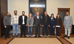 Midyat Belediye Başkanı Şahin'e, Kültür Varlıklarını Koruma Bölge Kurulu yöneticilerinden ziyaret