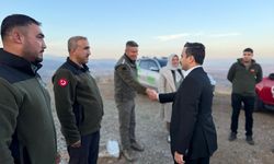 Nurdağı kaymakamı Erciyas, Emirtepe Yangın Gözetleme Kulesi'ni ziyaret etti