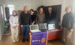 Rotary'den Adıyaman'daki öğrencilere teknoloji desteği