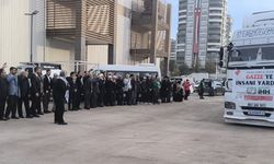 Şanlıurfa İHH, Gazze'ye 3'üncü yardım konvoyunu uğurladı