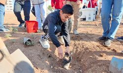 Şanlıurfa'da 'Yeşeren Okullar' projesiyle fidanlar toprakla buluşuyor