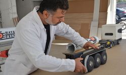 Şırnaklı marangoz, olası kazalara karşı ağır tonajlı araçları durdurabilecek fren sistemi geliştirdi