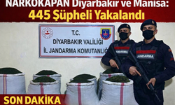NARKOKAPAN Diyarbakır ve Manisa: 445 Şüpheli Yakalandı