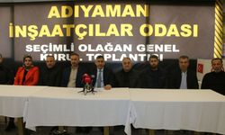 Adıyaman İnşaatçılar Odası'nda Başkan Değişmedi