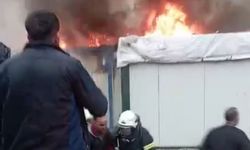 Adıyaman'da konteynerlerde yangın çıktı