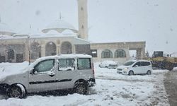 Adıyaman'ın bazı bölgelerinde kar yağışı etkisini sürdürüyor